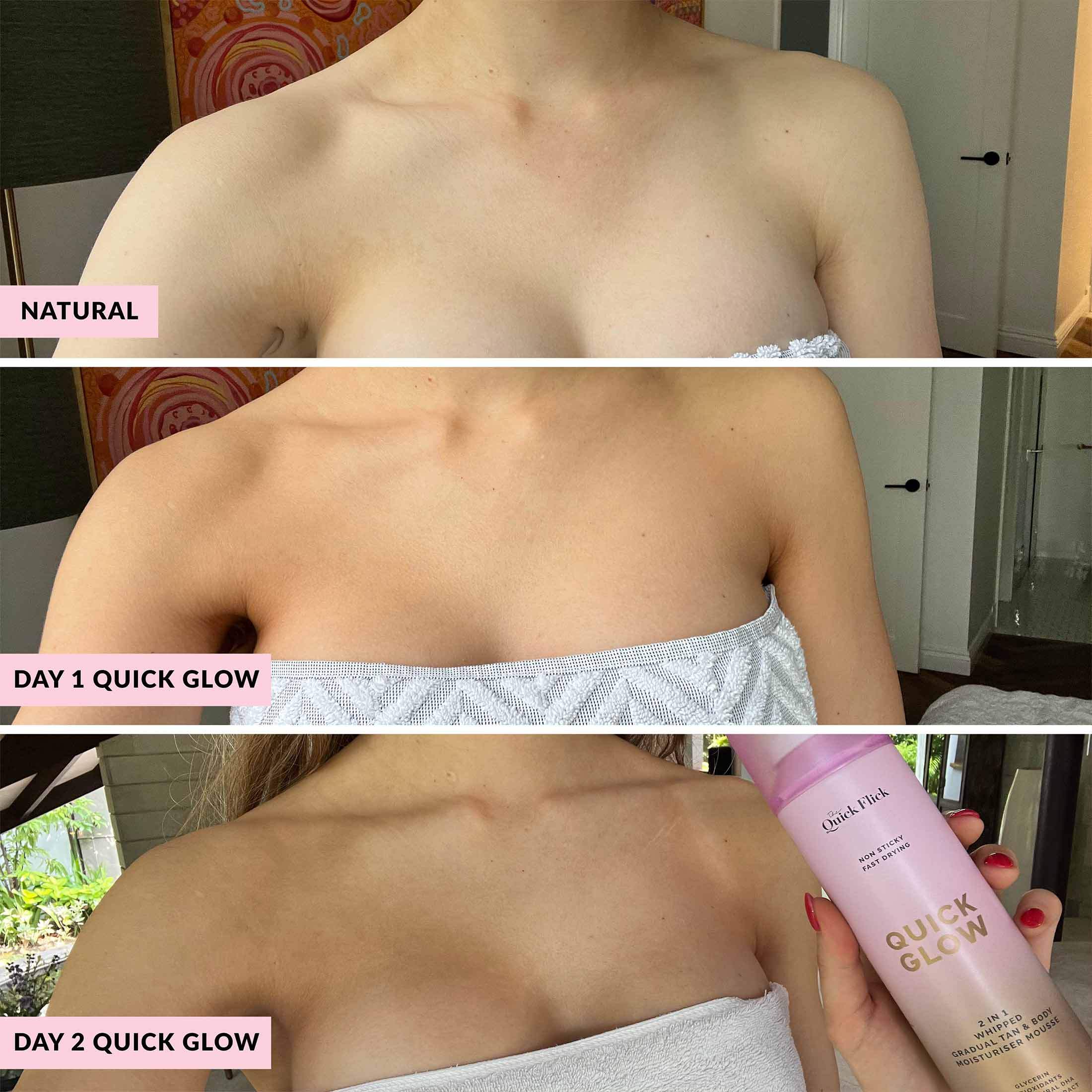 Whipped Gradual Tan Body Moisturiser Mousse - - Quick Flick