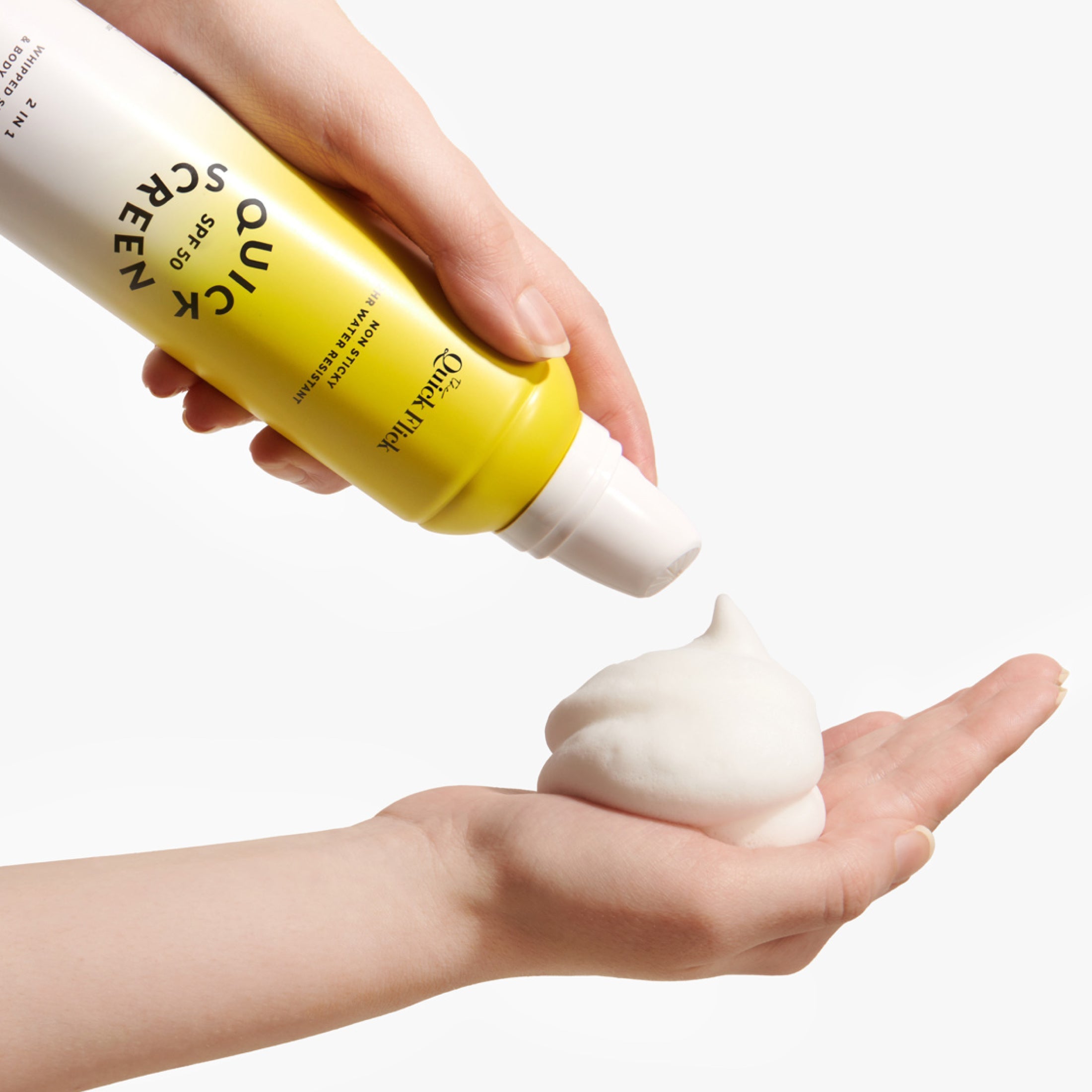 SPF50 Whipped Sunscreen & Body Moisturiser Mousse