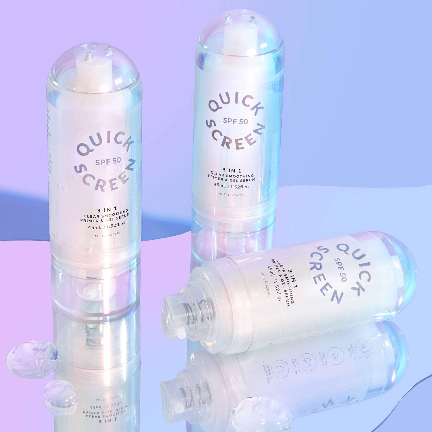 SPF50 Clear Smoothing Primer & Gel Serum - - Quick Flick