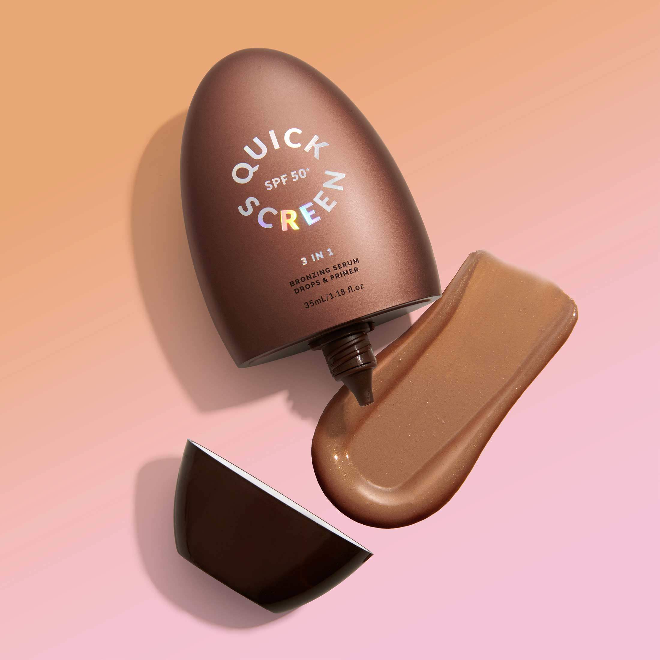 SPF50+ Bronzing Primer & Serum Drops - - Quick Flick