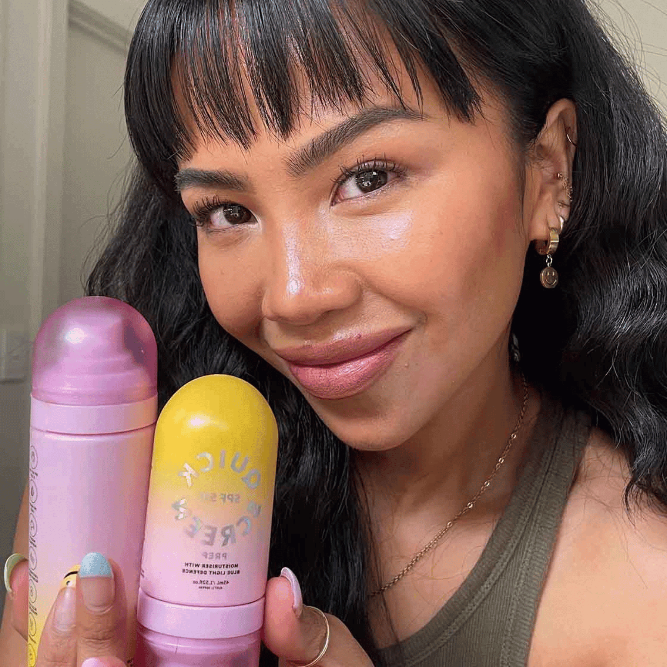 SPF 50+ Prep Moisturiser with Blue Light Defence - - Quick Flick