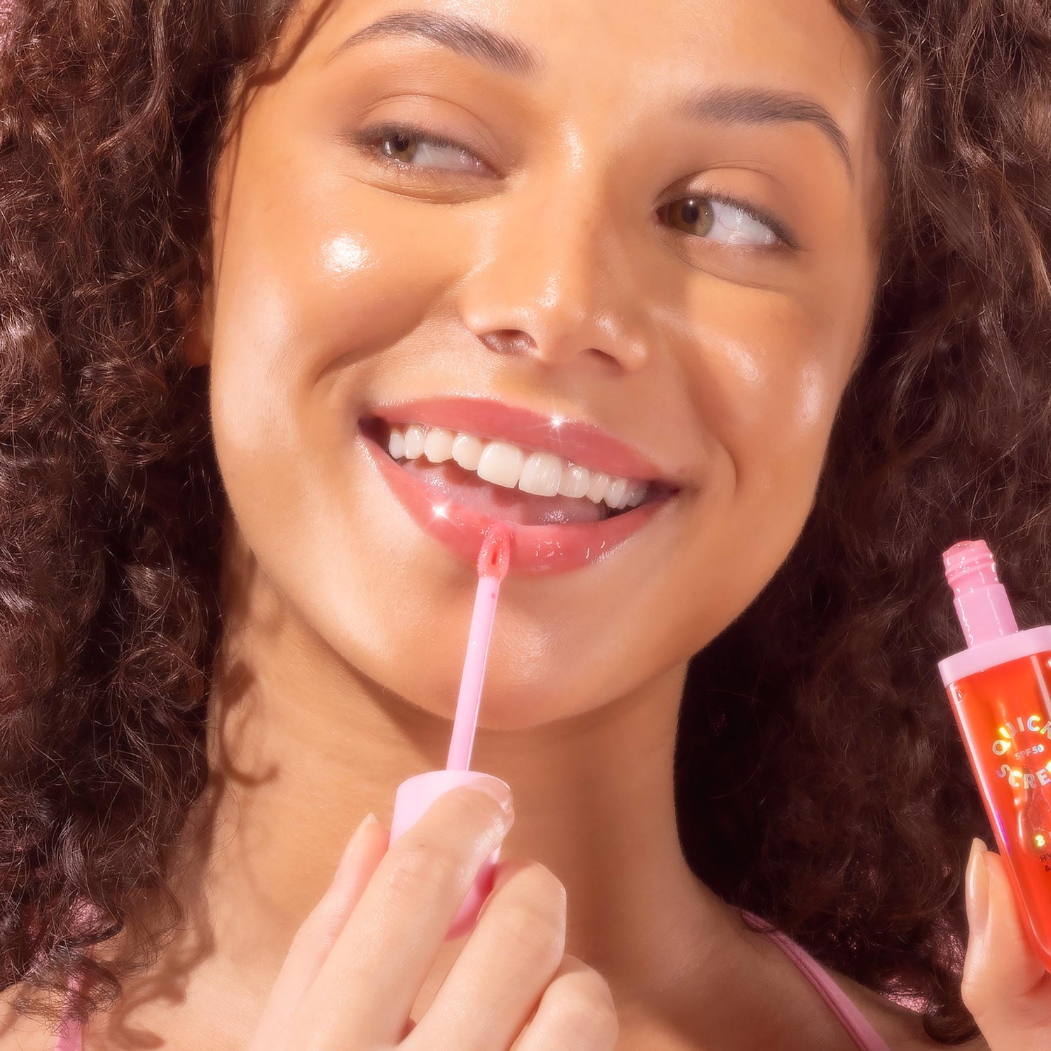 SPF50 3 in 1 Hydrate &amp; Plump Watermelon Lip Oil