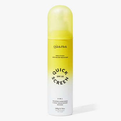 SPF50 Whipped Sunscreen &amp; Body Moisturiser Mousse