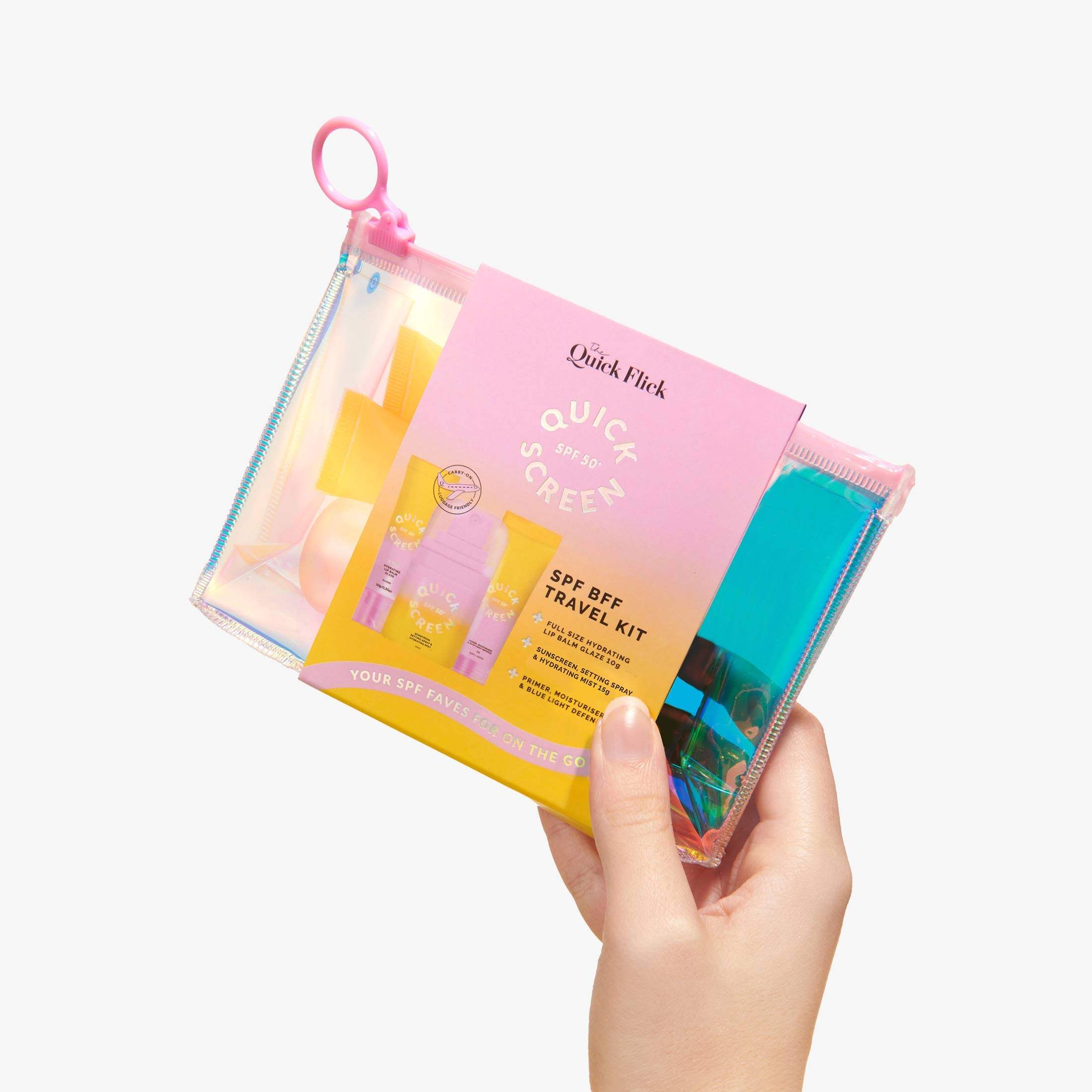 Quick Screen SPF BFF Travel Kit SPF50+ UVA/UVB – Quick Flick US