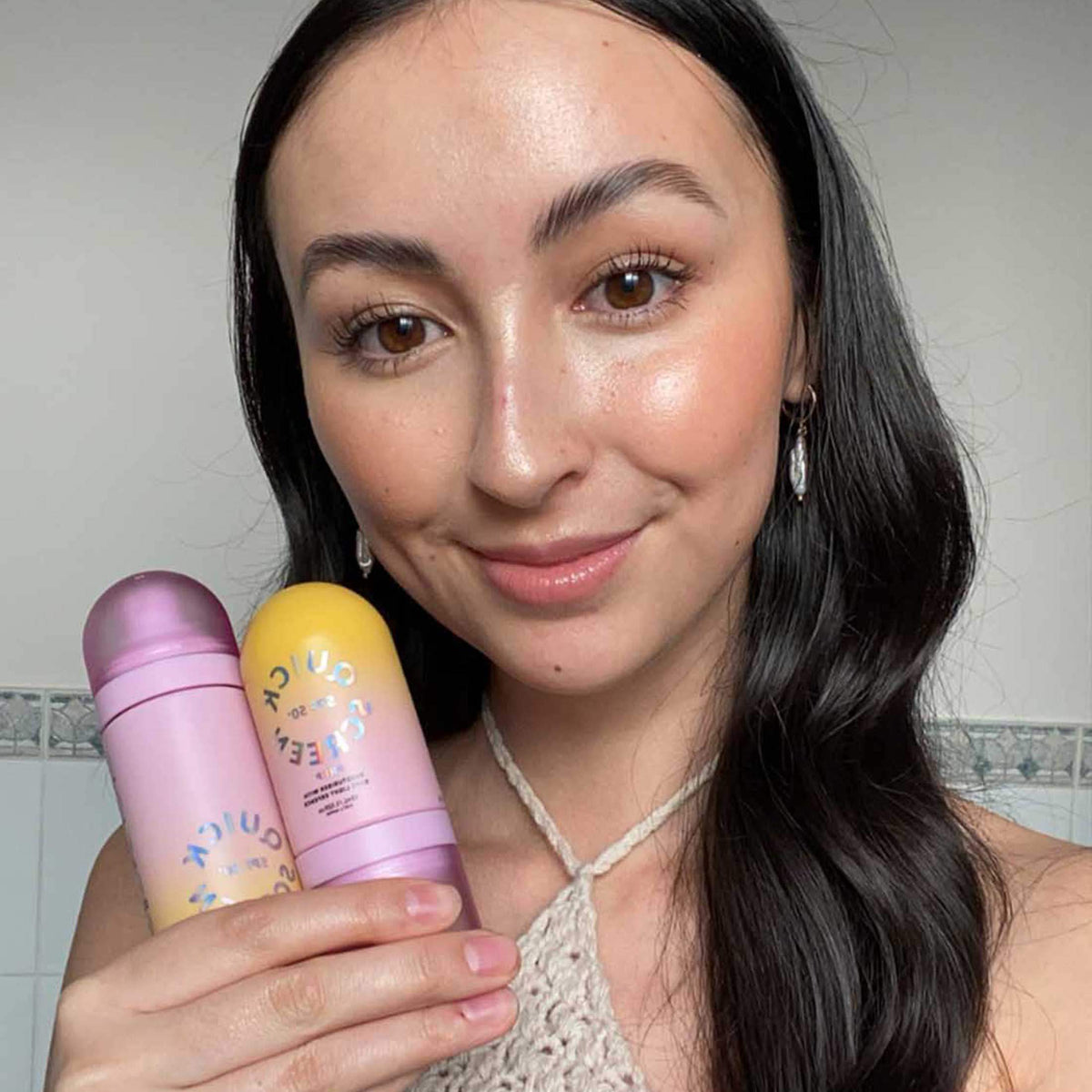 SPF50+ 3 in 1 Sunscreen, Setting Spray & Hydration Mist – Quick Flick US