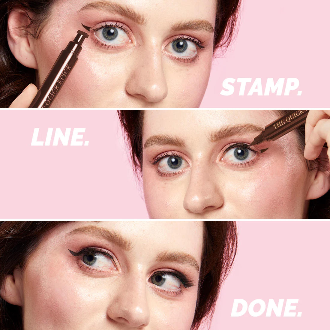 Eyeliner Stamp / 4 Sizes - Hot Fudge