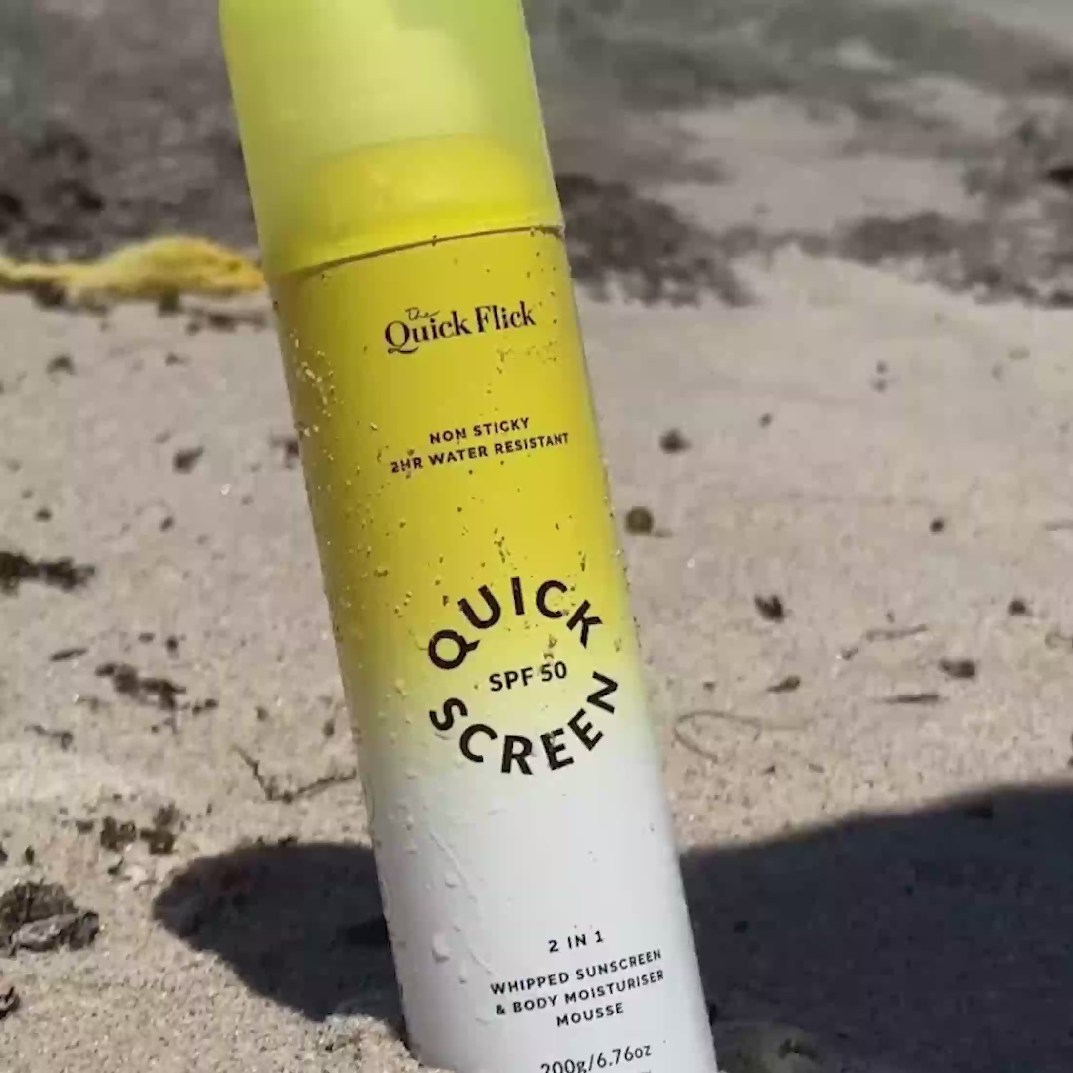 Quick Screen SPF 50 2 in 1 Whipped Sunscreen & Body Moisturiser
